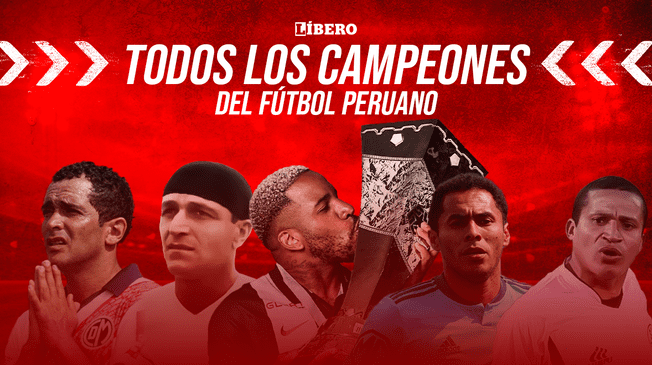 Todos lo campeones de la Primera División del fútbol peruano