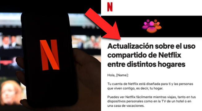 Netflix te cobrará extra por compartir tu cuenta a personas que no vivan contigo.