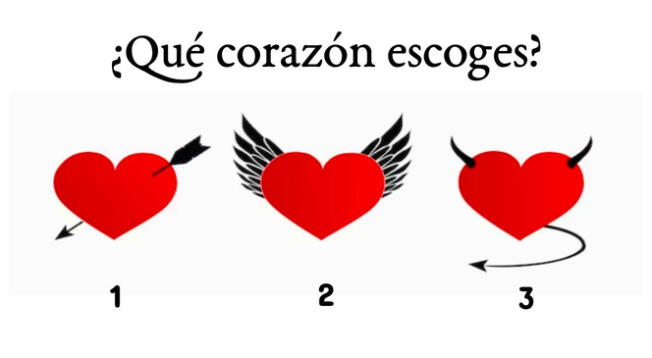 Escoge un corazón y conoce si eres una persona que sufrirá por amor.