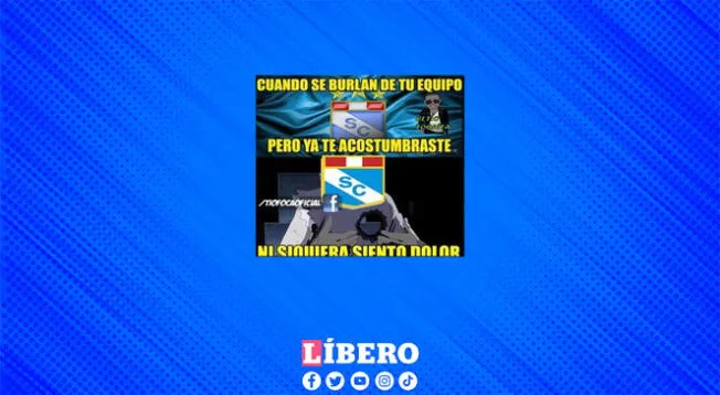 Divertidos memes invaden redes sociales tras el partido de Sporting Cristal.