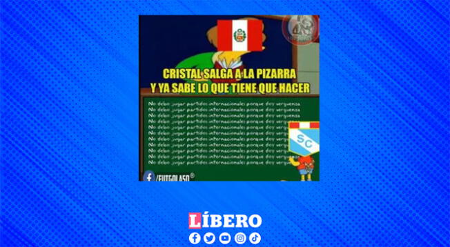 Divertidos memes invaden redes sociales tras el partido de Sporting Cristal.