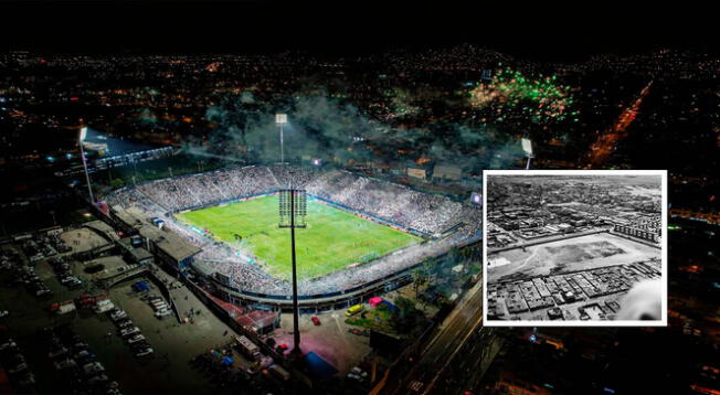 Así lucía el Estadio de Alianza Lima hace más de 50 años en el distrito de La Victoria.