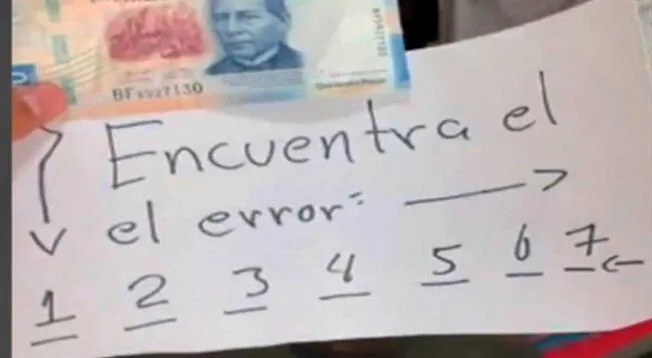 Solo los más hábiles verán el error en el acto. ¿Lo notaste?