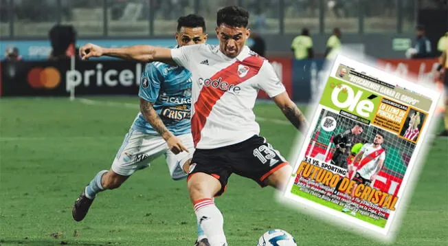 La controversial portada de Olé tras empate entre Cristal y River
