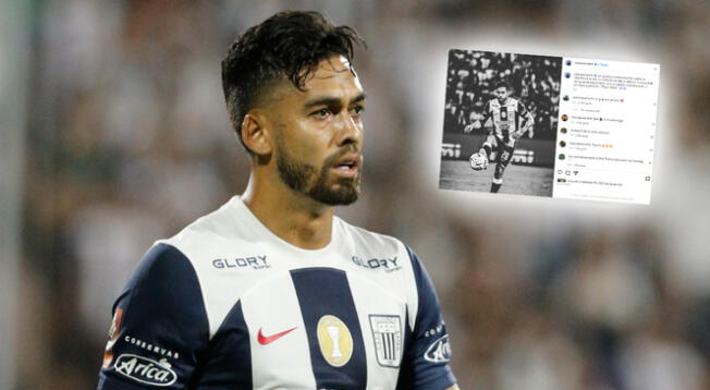 Andrés Andrade se pronunció con emotivo mensaje tras lesión con Alianza Lima