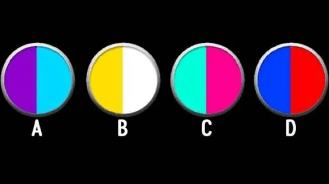 ¿Qué combinación de colores te llama más la atención? Elige solo una opción.