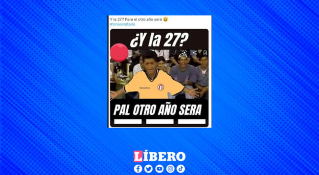 Memes tendencia en redes sociales de Universitario de Deportes Memes tendencia en redes sociales de Universitario de Deportes