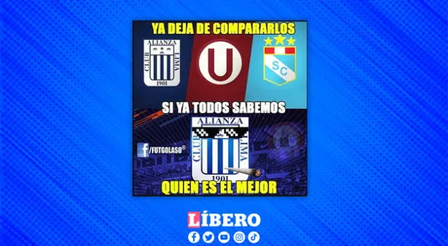 Alianza Lima aseguró el título del Torneo Apertura y memes invaden redes