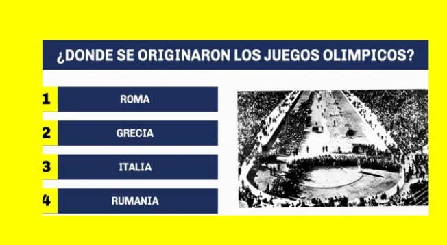 ¿En qué país fue? Analiza y responde en tiempo récord