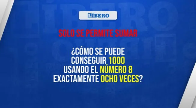 Descubre la respuesta correcta del acertijo matemático en tiempo récord.