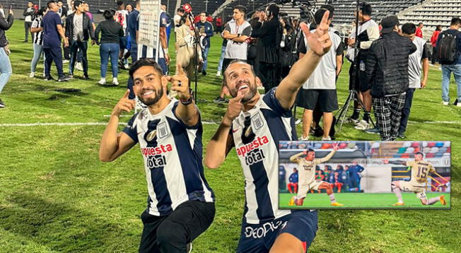 Hernán Barcos celebró el título del Apertura con habitual festejo de Valera y Herrera