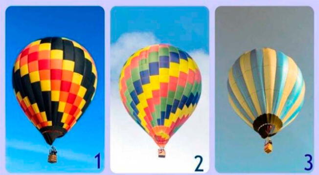 Descubre más sobre tu comportamiento escogiendo un globo de este test.