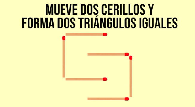 Solo los más hábiles podrán resolver este acertijo en cuestión de segundos.