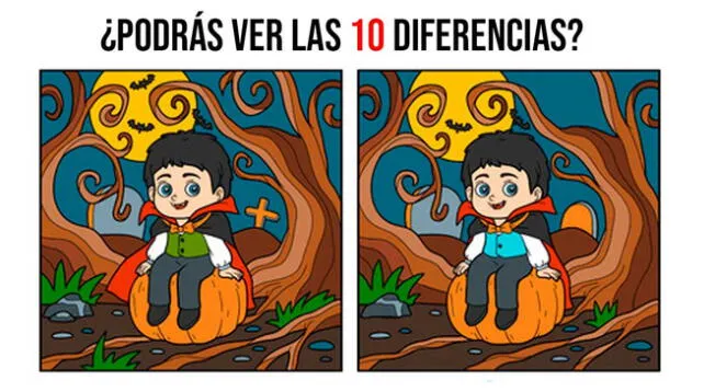 Mira cada detalle y encuentra las 10 diferencias. Solo un CRACK lo consigue en segundos.