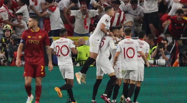 Sevilla se consagró campeón de la UEFA Europa League 2022-23 tras vencer a la Roma