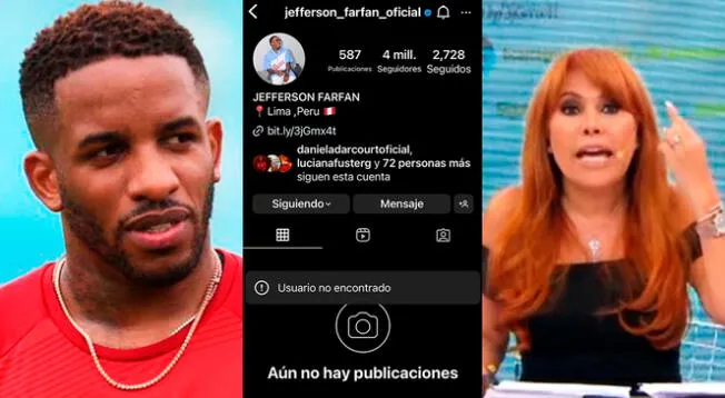 Jefferson Farfán entabló demandas por difamación contra Olenka Mejía y Magaly Medina.