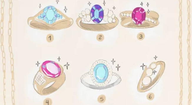 Test: selecciona uno de los anillos y conócete más en segundos.