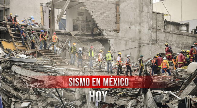Reporte oficial de los temblores en México registrados hoy.