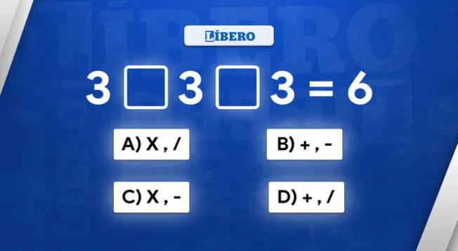 Reto mental: halla la respuesta del acertijo visual matemático en tiempo récord.