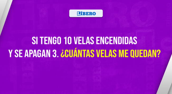 Lee con mucha atención y logra responder correctamente la interrogante en solo 7 segundos.