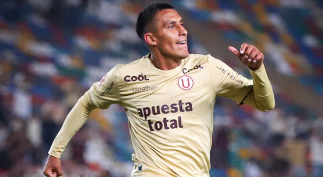 Alex Valera es el goleador de Universitario en la temporada 2023