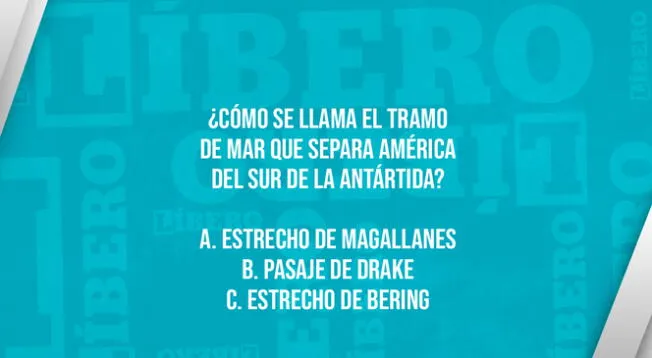 Resuelve esta nueva pregunta de cultura general en tan solo 5 segundos.