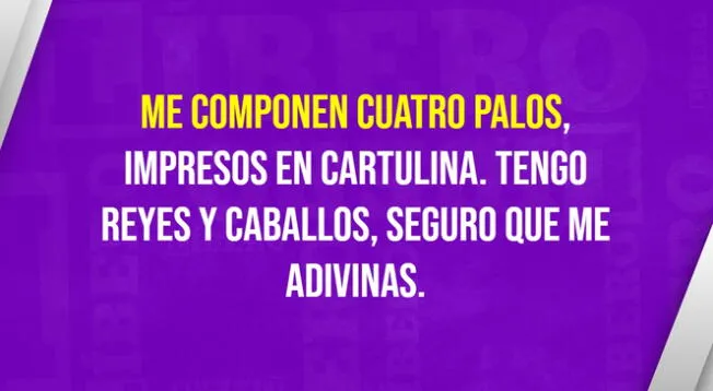 Responde correctamente esta adivinanza y demuestra que eres un CRACK.