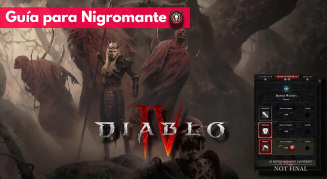 Guía para builds de Nigromante en Diablo 4