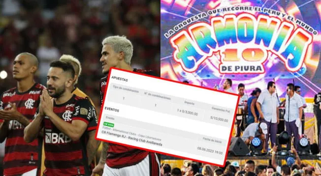 Apostó todo su sueldo a la victoria de Flamengo ante Racing y podrá contratar a Armonía 10.