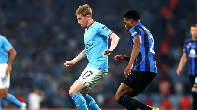 Manchester City e Inter de Milan se enfrentaron por la final de la Champions. Foto: EFE