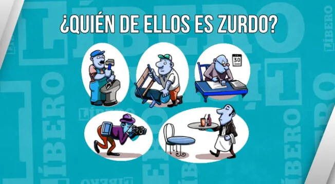 Tienes pocos segundos para descubrir cuál es los hombres es el único zurdo y batir un récord mundial.