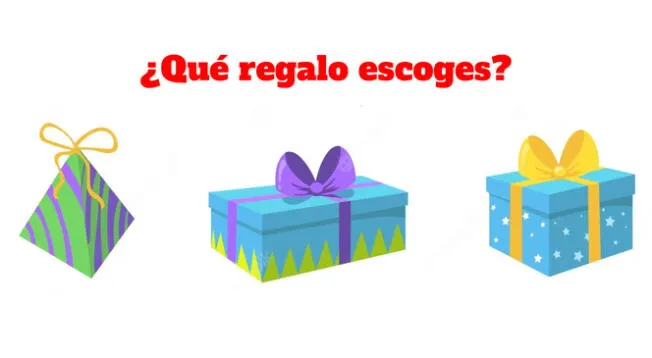 Elige un regalo y descubre si eres una persona sensible