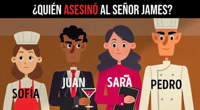 ¿Quién de las personas que fue el asesino del señor James?