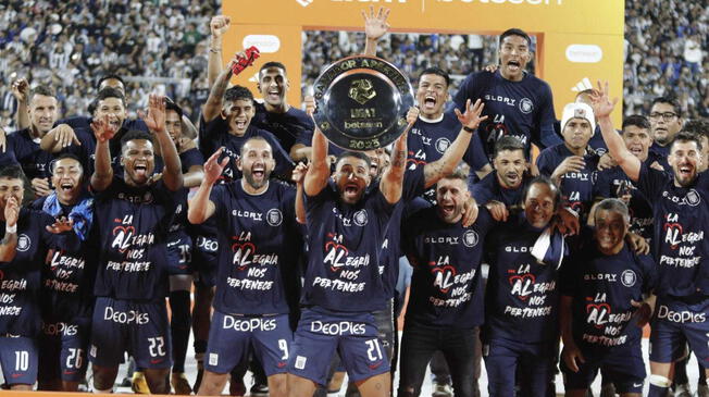 Alianza Lima ganó el Torneo Apertura 2023 y podría pelear por el título al final de la temporada. Foto: GLR/Luis Jiménez