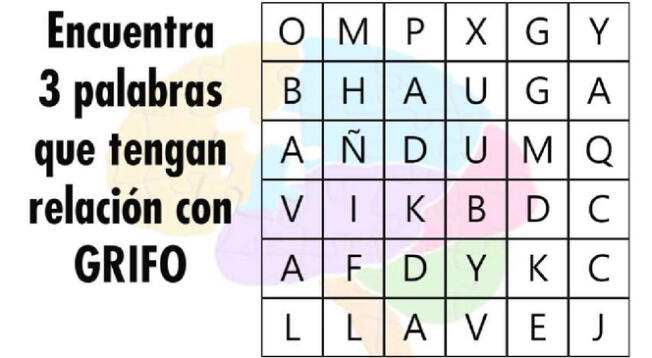 Encuentra las 3 palabras que se ocultan en este reto