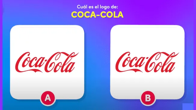 Para ganar debes dar con el logo correcto. Para ganar debes dar con el logo correcto.