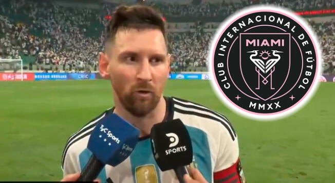 Messi y su controversial respuesta sobre su debut en la MLS: "Quiero irme de vacaciones"