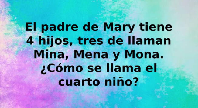 Demuestra que tienes un buen razonamiento lógico resolviendo este complicado acertijo. Demuestra que tienes un buen razonamiento lógico resolviendo este complicado acertijo.