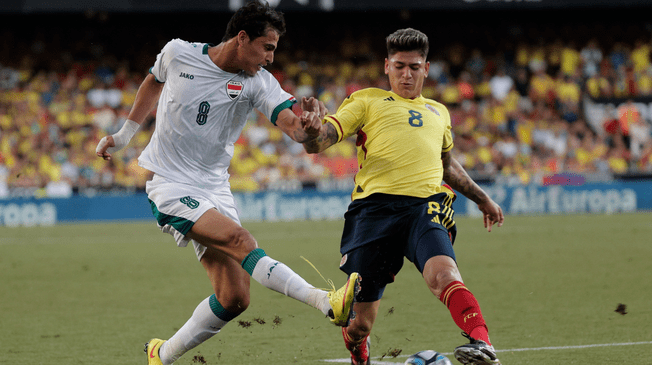 Colombia se enfrentó a Irak por amistoso internacional