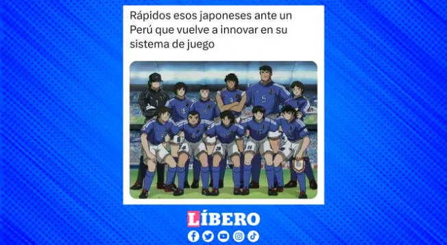 Japón jugó como el equipo de Oliver Atom, un meme representó este sentir.