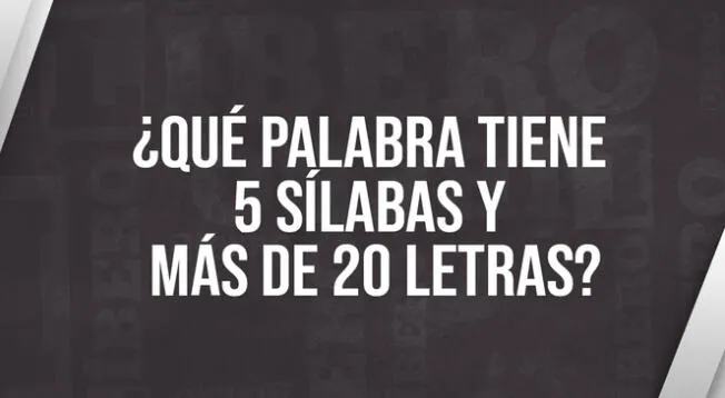 Solo una persona inteligente podrá superar este acertijo mental.