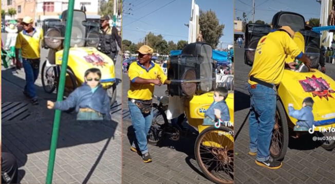 Hombre fue encontrado vendiendo sus helados con parlantes y es sensación en TikTok.