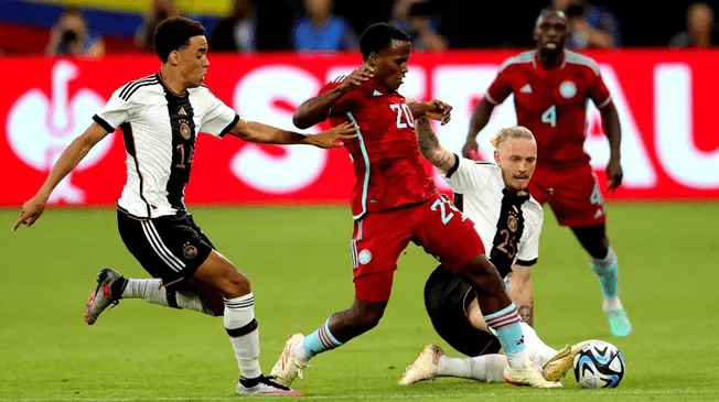 Colombia venció 2-0 a Alemania en amistoso internacional