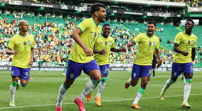 Lucas Paquetá marcó el primer gol de Brasil ante Senegal