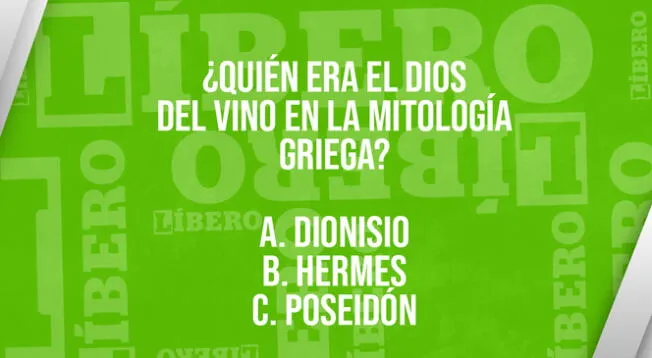 Descubre quién era el dios del vino en la mitología griega en segundos. Descubre quién era el dios del vino en la mitología griega en segundos.