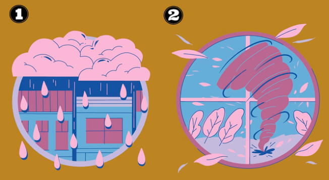¿Lluvia o tornado? Elige una figura del TEST VISUAL y sabrás cómo es tu comportamiento. ¿Lluvia o tornado? Elige una figura del TEST VISUAL y sabrás cómo es tu comportamiento.