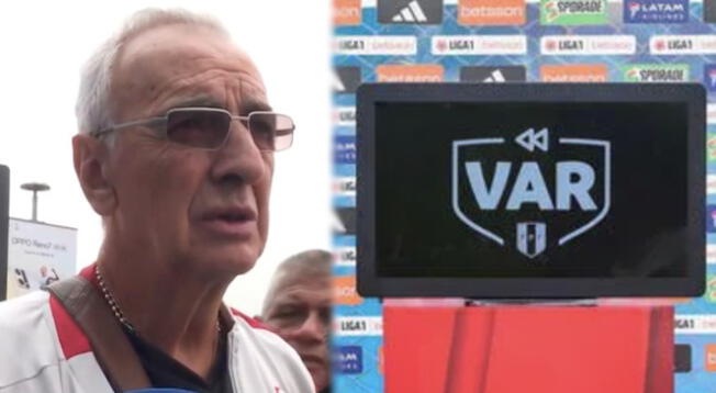 Fossati se mostró fastidiado por el VAR y su utilización en el partido frente a Cienciano.