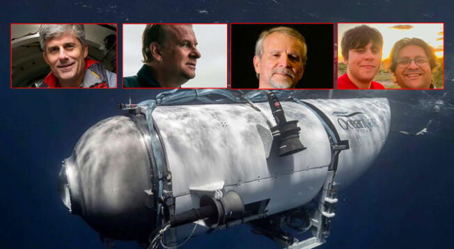 La historia de los cinco tripulantes que perdieron la vida en el submarino Titán de OceanGate.