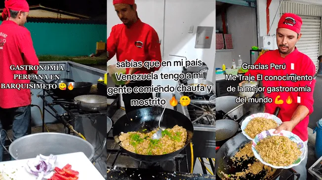 Joven venezolano abrió un restaurante de comida peruana en su país.