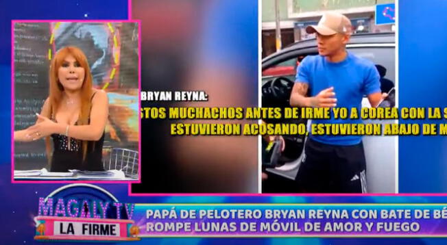 Magaly Medina opinó sobre las imágenes de Bryan Reyna y su padre en la vía pública.